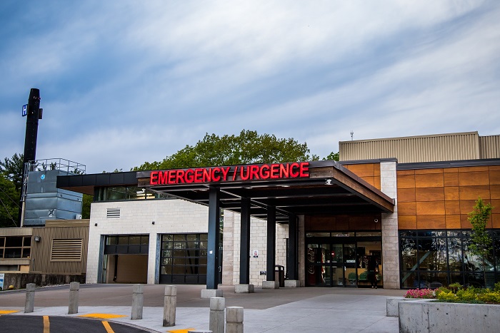 The entrance to the Emergency Department
